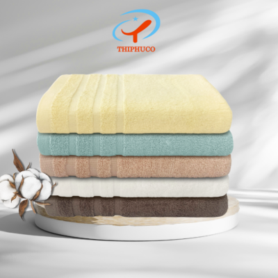 COMBO 2 Khăn Tắm Cotton Thiện Phú B735 60x120x318g