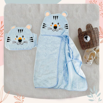 Áo Choàng Cho Bé Con Hỗ Thiện Phú Nhiên Liệu Microfiber Êm Ái