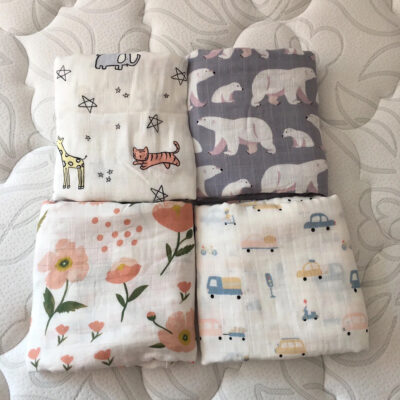 Khăn Tắm Cho Bé Cao Cấp Thiện Phú 120x94 Than Tre